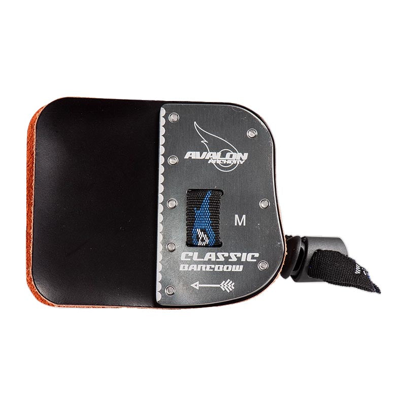 Photo of Avalon Classic Barebow Tab for recurve archery.