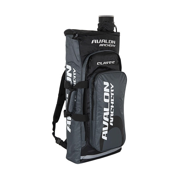 Photo of Avalon classic recurve backpack in the colour gray.
