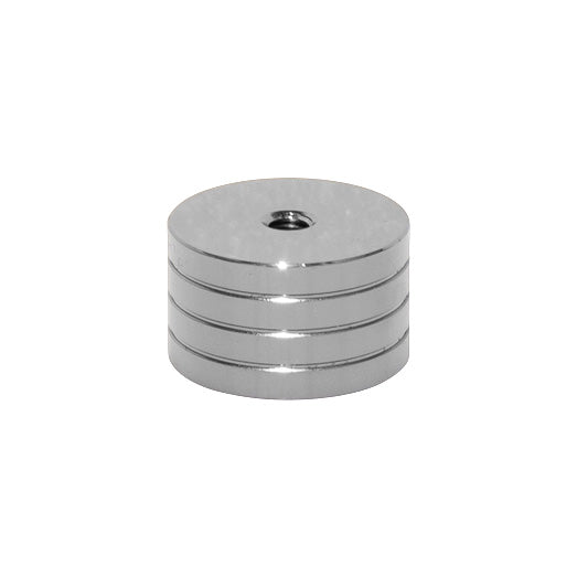 Photo of the quadruple, 4oz, 112gram Avalon disc weight on a white background.