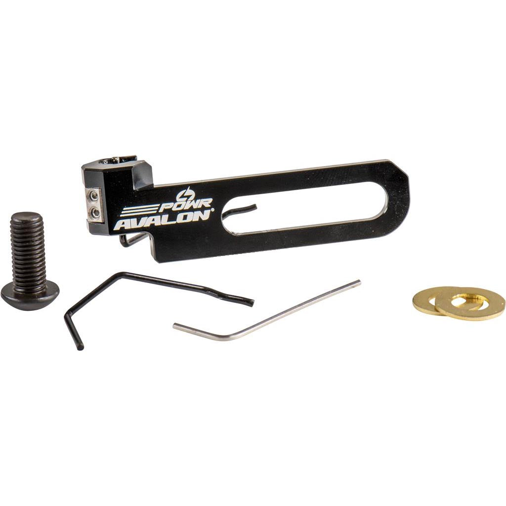 Photo of the parts of the Avalon POWR arrow rest.