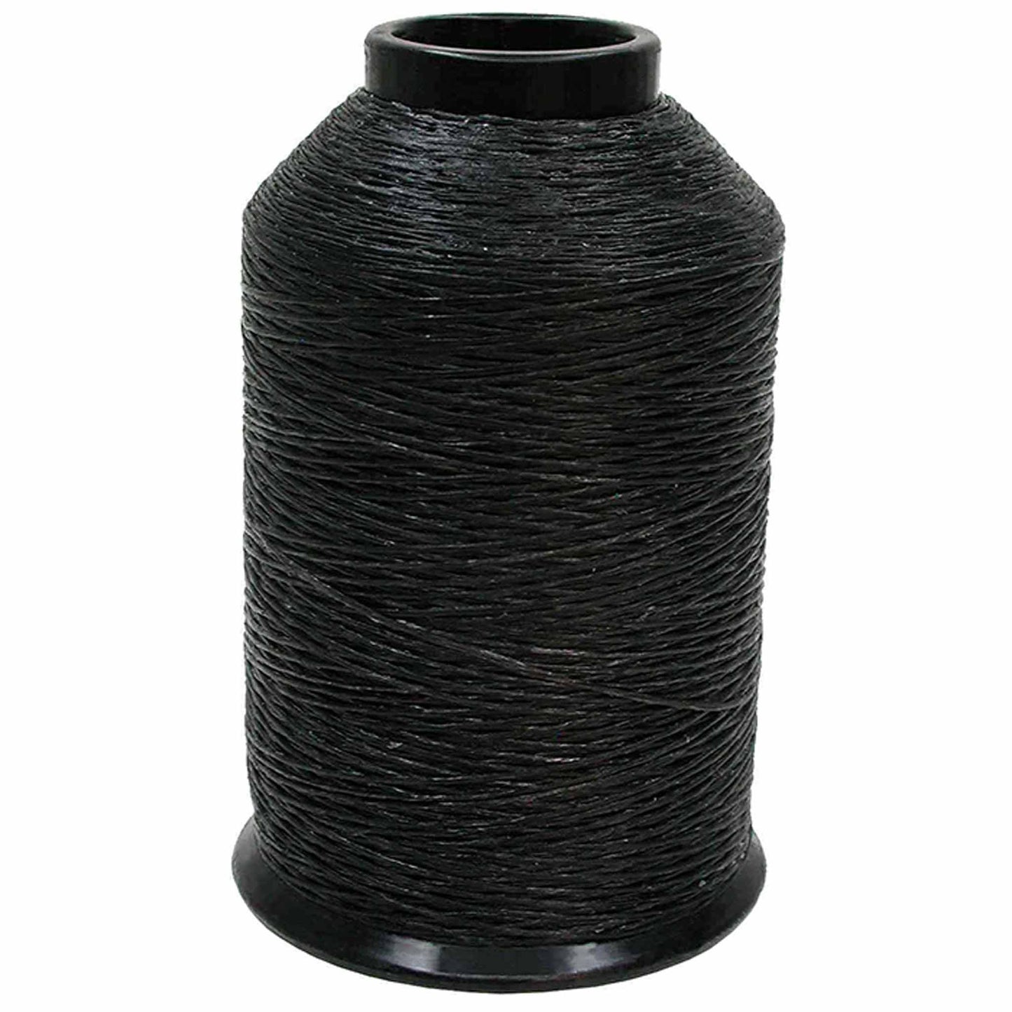 Black colour sample for roll of BCY 652 string material.
