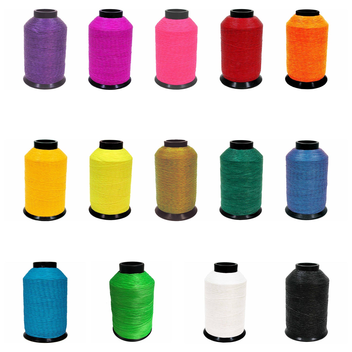 Photo of colours for BCY 652 Spectra bow string.