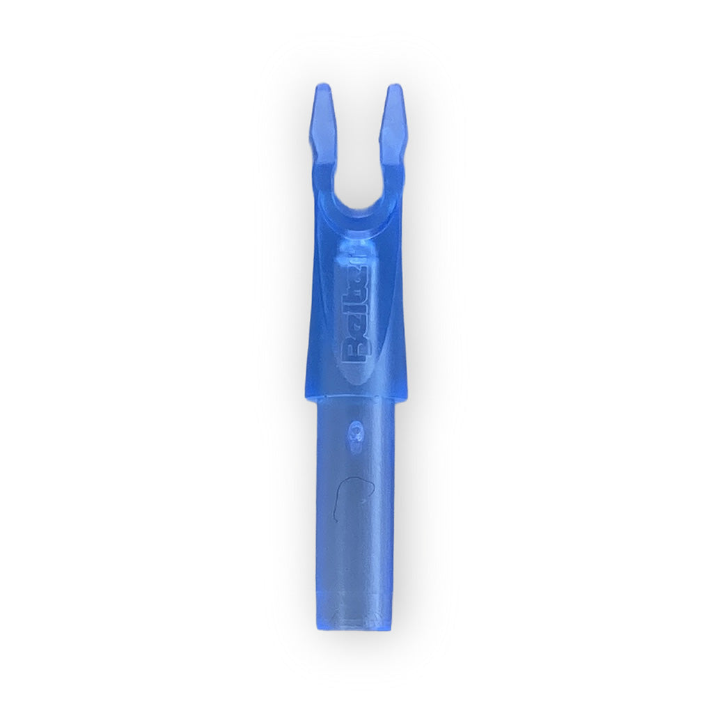 Photo of transparent blue Beiter Insert Nock.