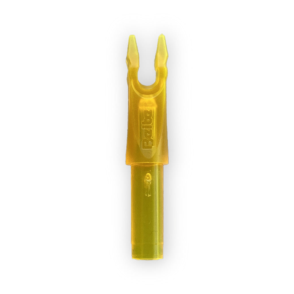 Photo of transparent orange Beiter Insert Nock.