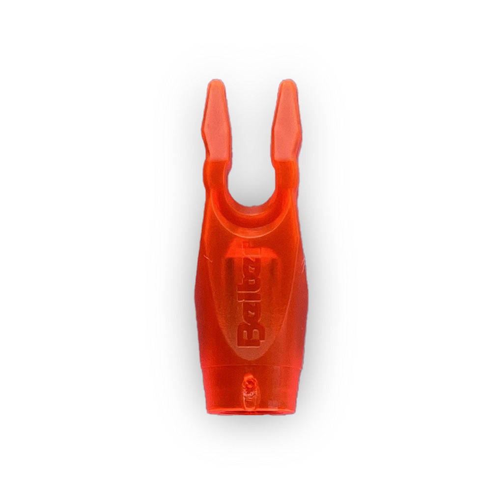 Photo of red transparent beiter pin nock size 1.