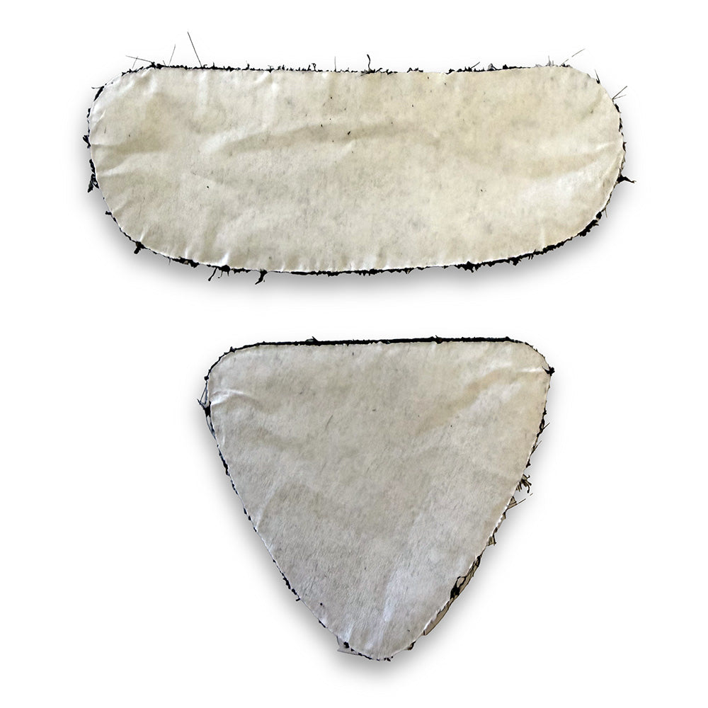 Buck Trail calf hair shelf and plate rug rest