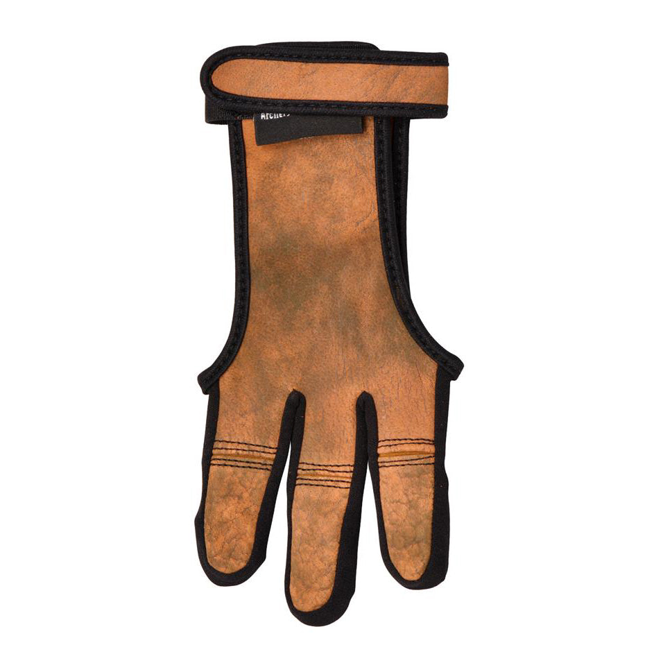 Photo of the back of the Buck Trail shooting glove.