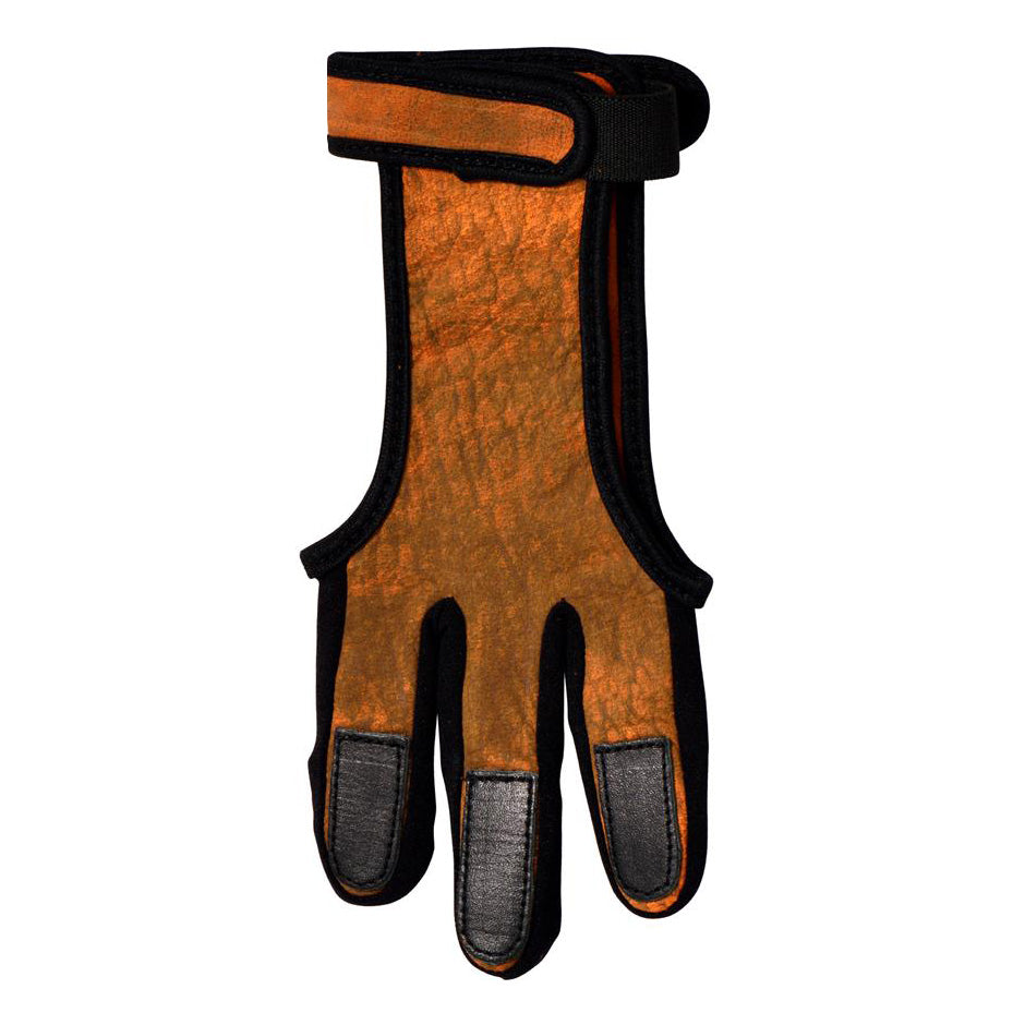 Photo of the palm of the Buck Trail shooting glove.