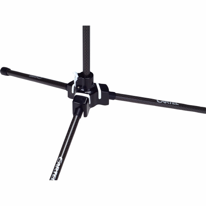 Close-up photo of middle part of Cartel Ezy Bow Stand on a white background.