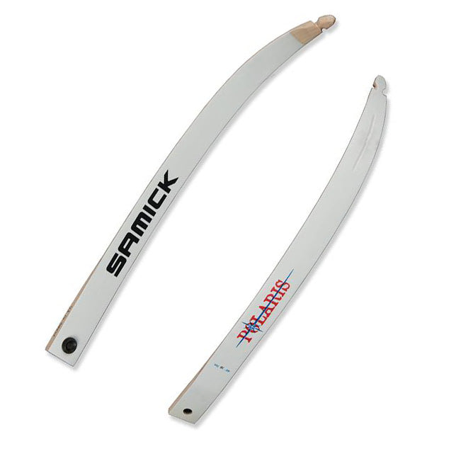 Photo of a pair of Samick Polaris limbs for a recurve bow.