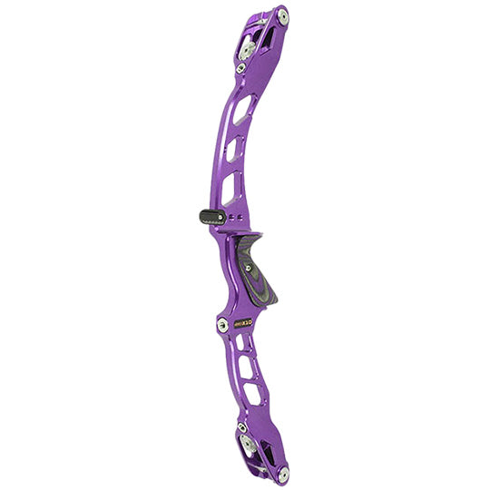 Photo of the Sanlida Miracle X10 recurve riser in colour purple.