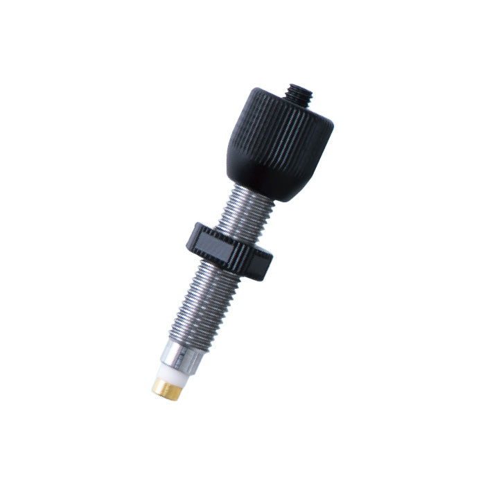 Photo of Shibuya DX gold tip plunger button.