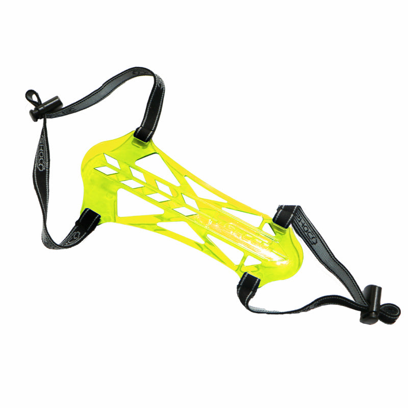 Photo of Shocq Flexguard Armguard in yellow.