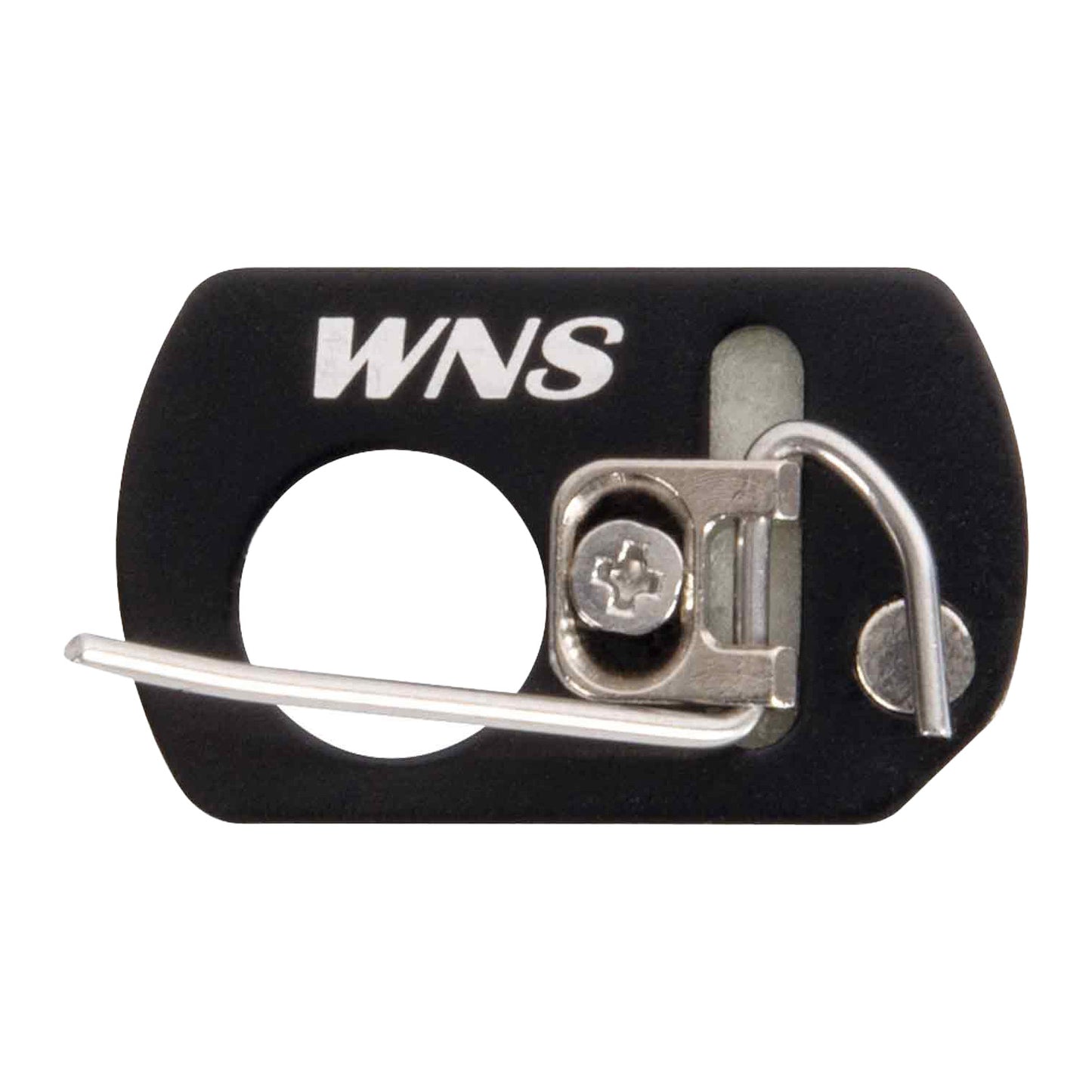 Photo of WNS S RE Arrow Rest in black on a white background.