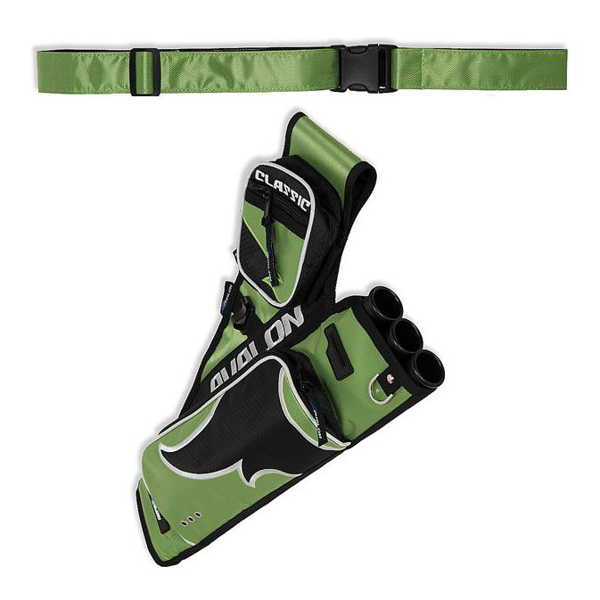 Photo of Avalon Classic Target quivers in green.