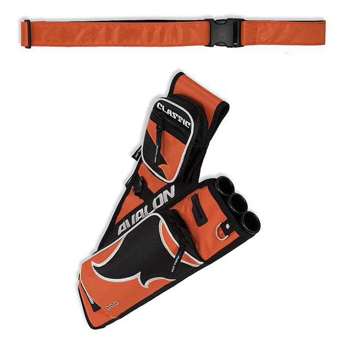 Photo of Avalon Classic Target quivers in orange.
