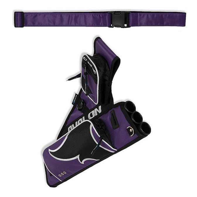 Photo of Avalon Classic Target quivers in purple.