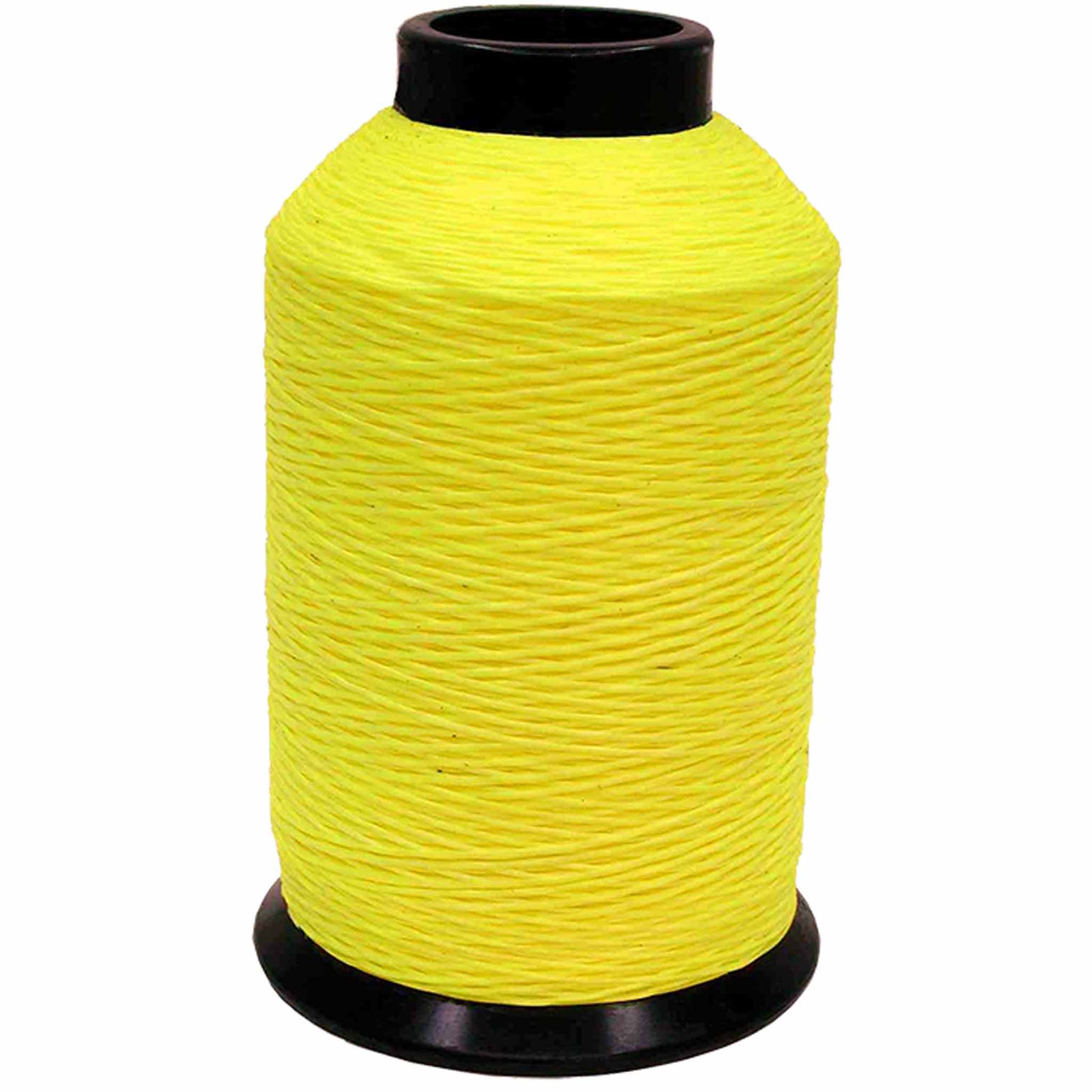 Fluro yellow colour sample for roll of BCY 652 string material.