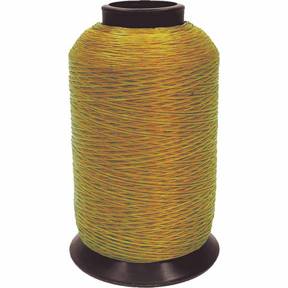 Gold colour sample for roll of BCY 652 string material.