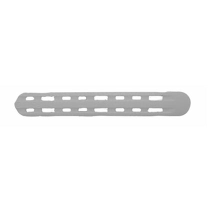 Photo of white Beiter armguard on a white background. Note: photo doesn't include the straps that it comes with.