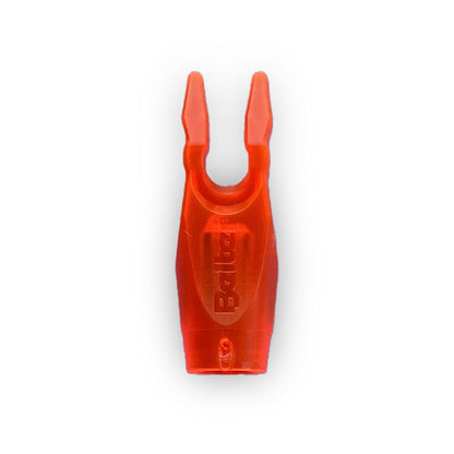 Photo of red transparent beiter pin nock size 1.