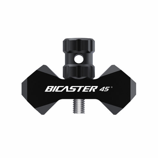 Photo of Bicaster Dual Angle V-Bar to hold stabiliser for recurve archery.