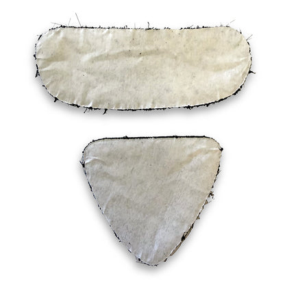 Buck Trail calf hair shelf and plate rug rest