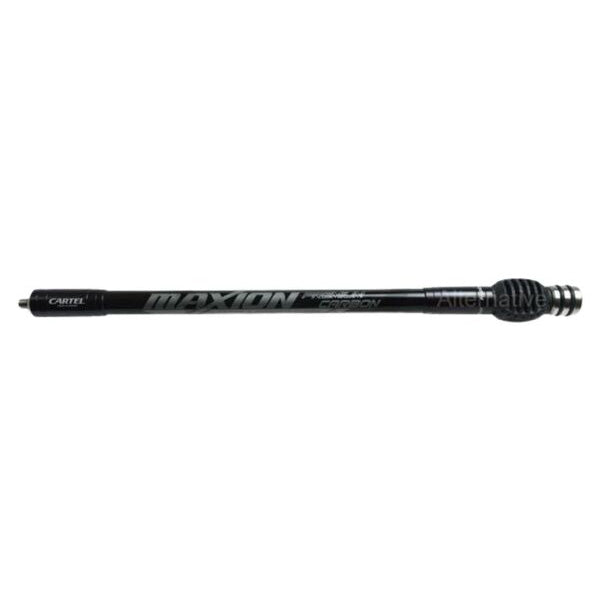 Photo of 10" Cartel Maxion short rod stabiliser on a white background.