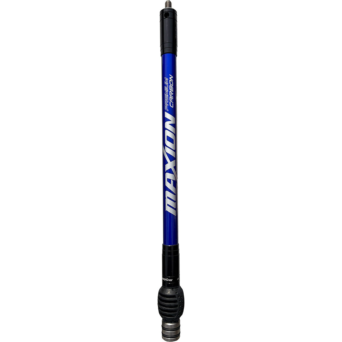Photo of blue Cartel Maxion Stabiliser on a white background.