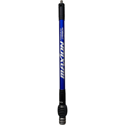 Photo of blue Cartel Maxion Stabiliser on a white background.