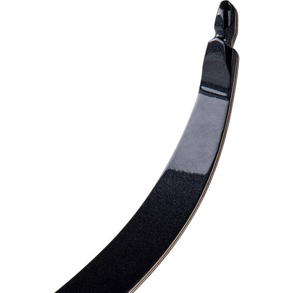 Photo of the limb tip of a Core Verios ILF recurve limb on a white background.