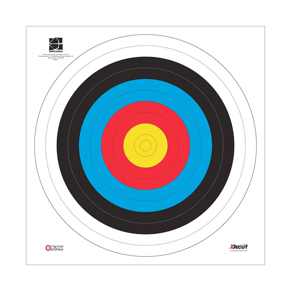 Target Face 122cm Decut | Australia-wide shipping – INTO Archery