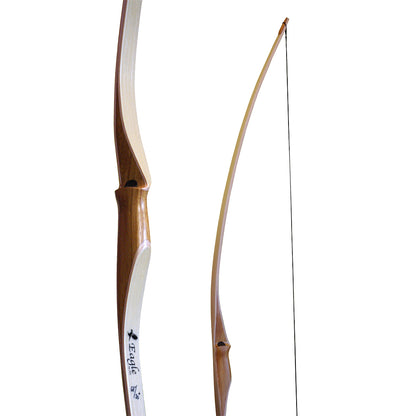 Photo of parts of the Eagle Bamboo longbow.
