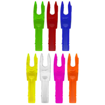 Photo of 7 Easton G Nocks  in the colours  we stock at INTO Archery.