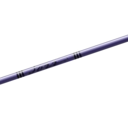 Photo of part of an Easton Jazz arrow shaft.  This one is pale purple.