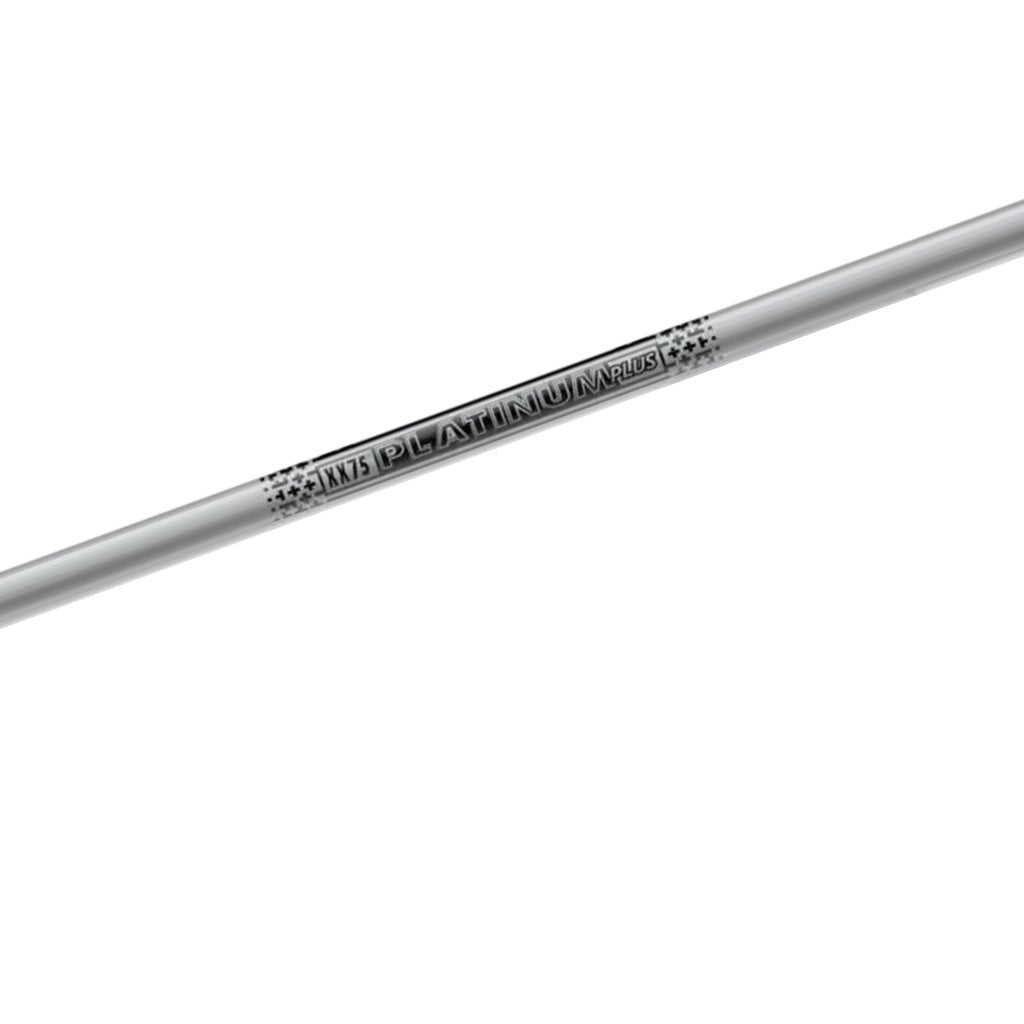 Photo of part of an Easton Platinum Plus arrow shaft.