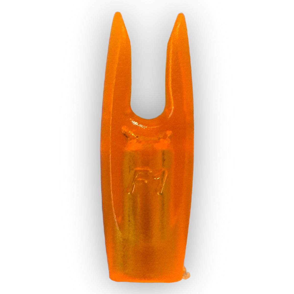 Photo of Flex pin nock in orange.