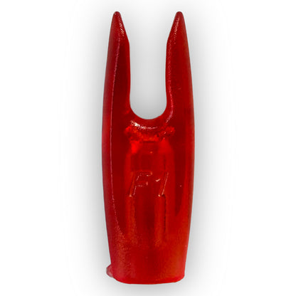 Photo of Flex pin nock in red.