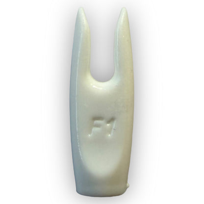 Photo of Flex pin nock in white.