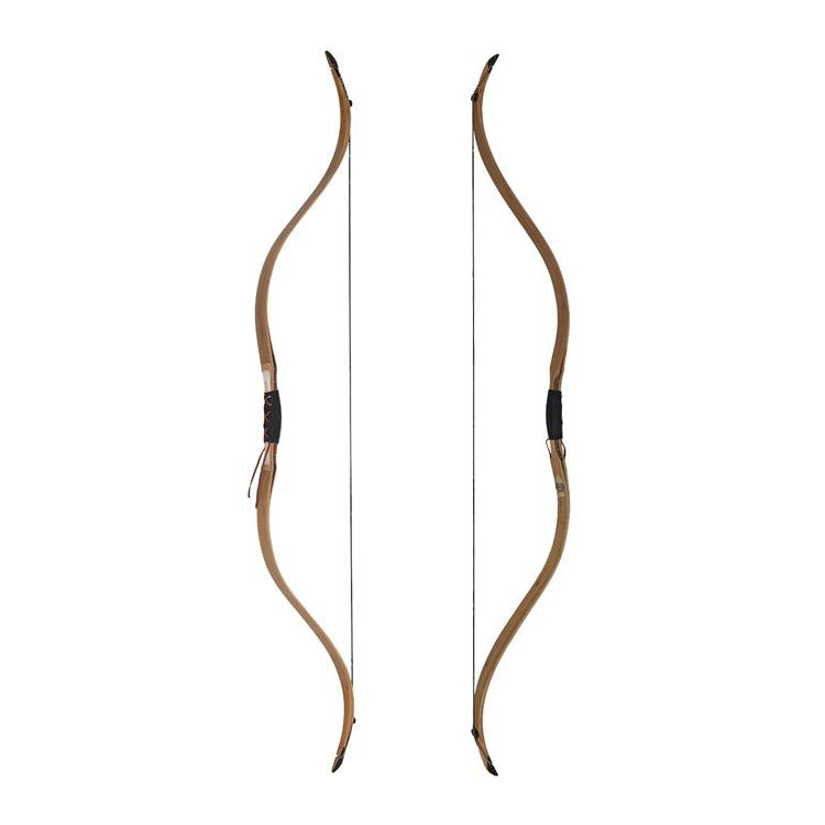 Photo of two Oak Ridge Bamboo Sada traditional bows on a white background