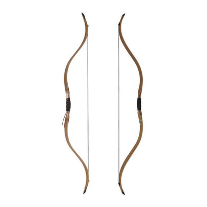 Photo of two Oak Ridge Bamboo Sada traditional bows on a white background