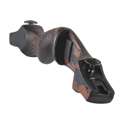 Photo of Oak Ridge Wooden ILF Riser with a close up on the limb pocket.