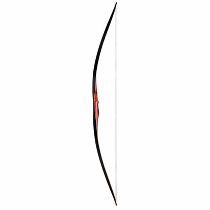 Photo of a strung Ragim Wolf longbow.