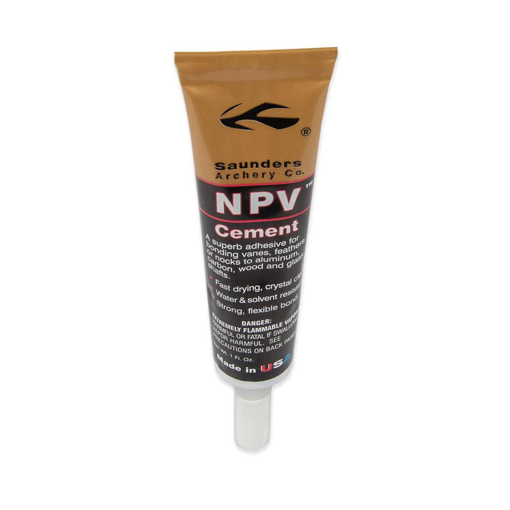 Photo of tube of Saunders NPV Glue.