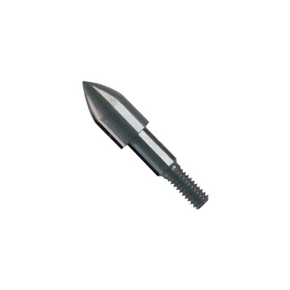 Photo of Saunders screw in bullet point for aluminium arrows on a white background.