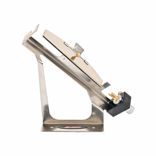 Photo of Shocq Fletching Jig on a white background.